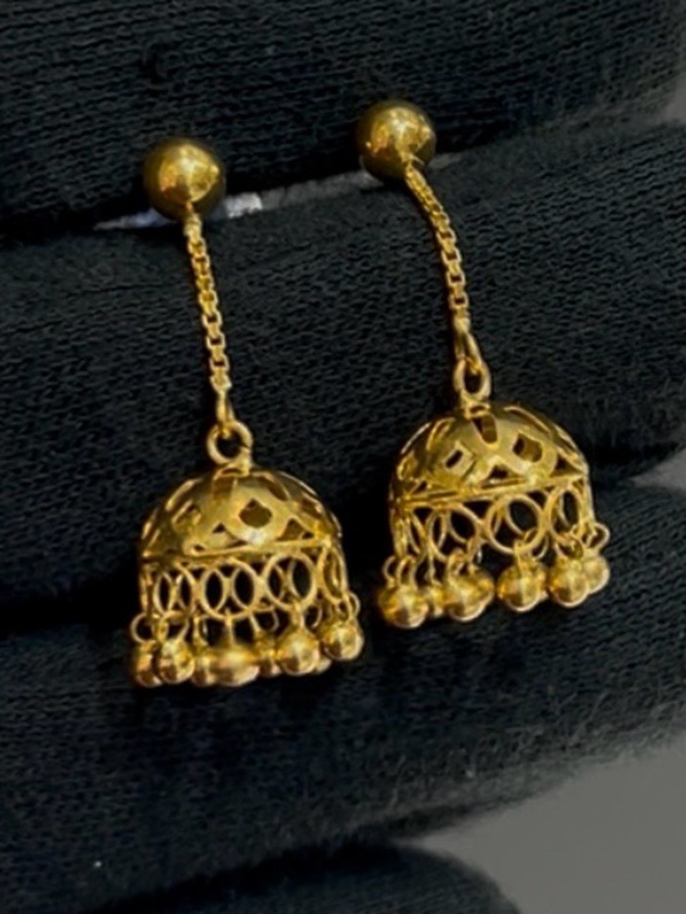 22k gold jhumki